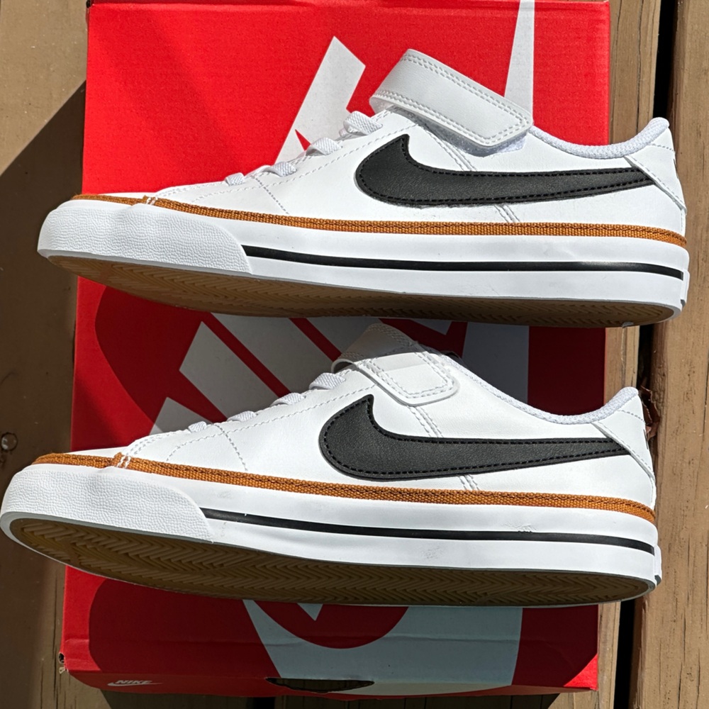 Nike Unisex Toddler Court Legacy Low White Casual Sneaker Youth 1Y 2Y 3Y NEW - Picture 7 of 11